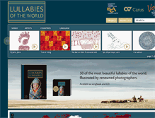 Tablet Screenshot of lullabiesoftheworld.org
